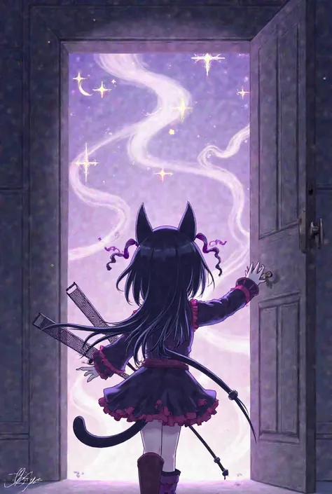 Kuromi opening the door of dreams 