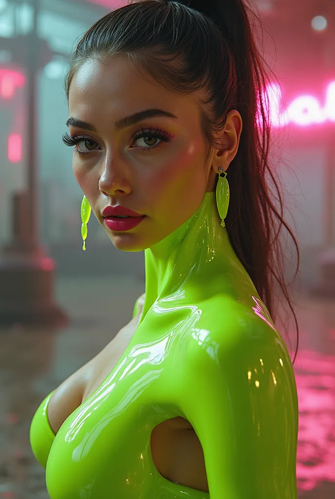 ariana grande as a sexy slime Bimbo 