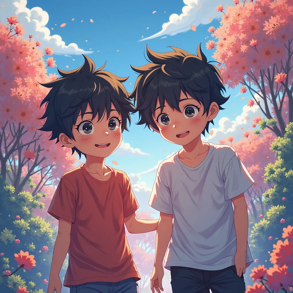 YouTube profile picture of two young anime boys