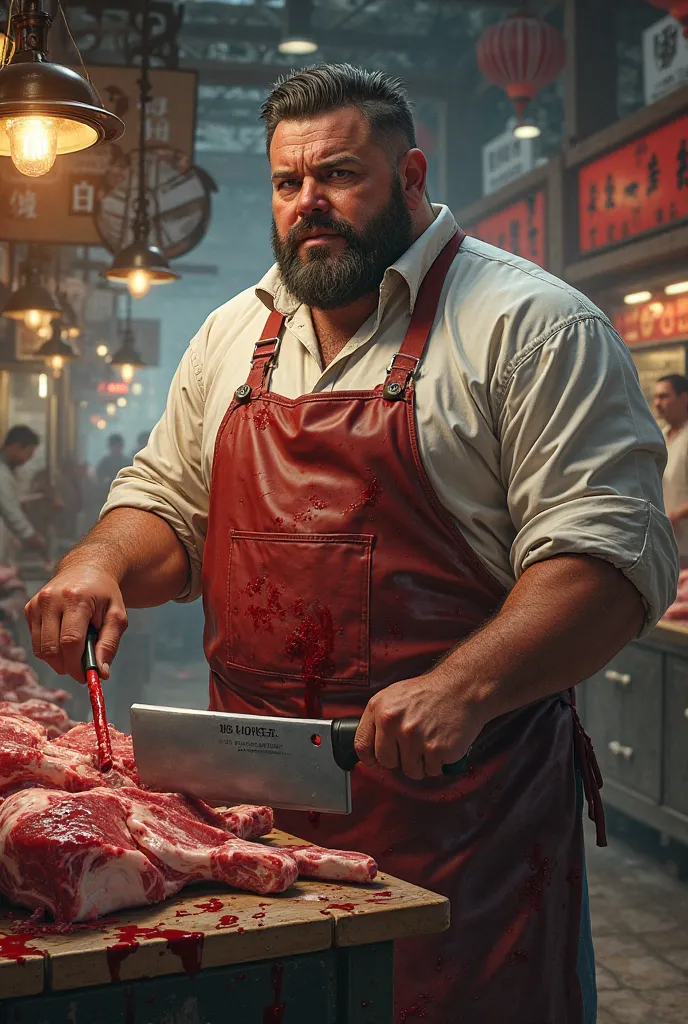 Mr. Butcher – Works at the meat market.