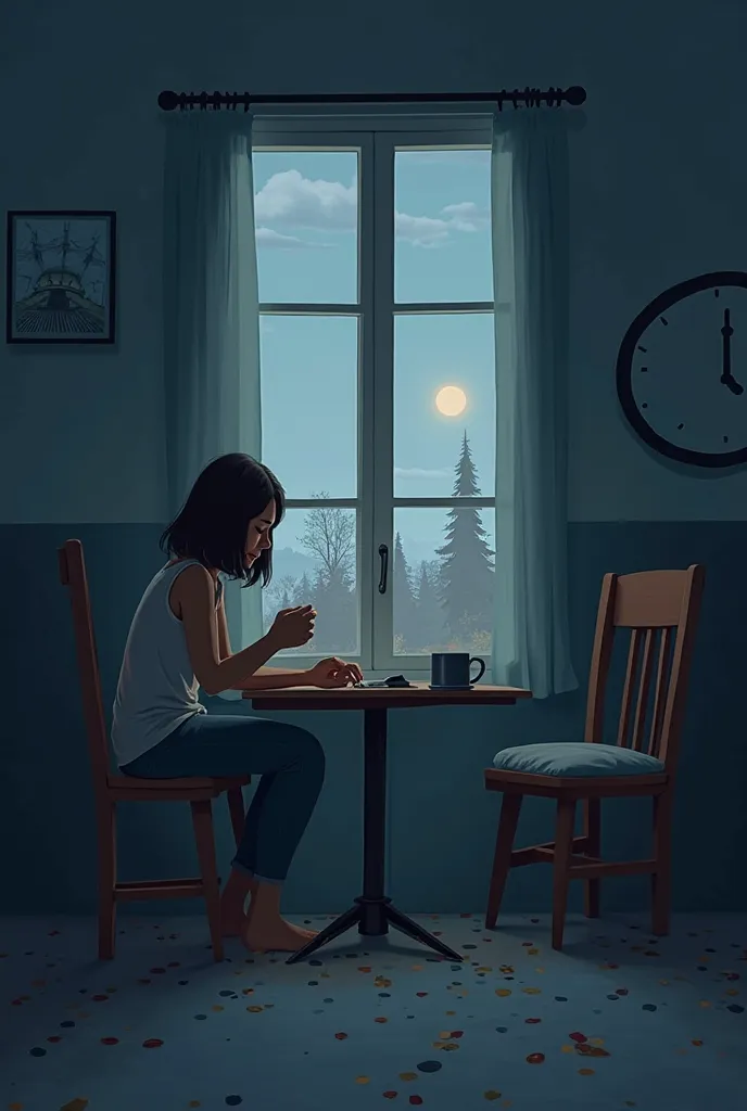 Here are MidJourney prompts to create animated visual scenes for the story “The Call That Never Came,” highlighting the emotional journey of waiting, heartbreak, and letting go.

---

### 1. **The Moment of Separation:**
   *"A dimly lit room with a person...