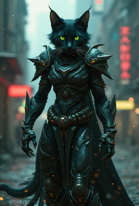 Dark joker cat warrior