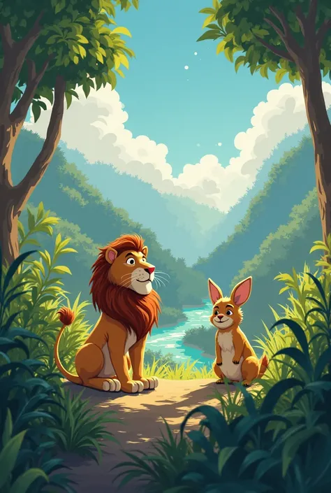  Movie title : The Journey of the Heart
Synopsis:
Un pequeño y valiente animal llamado lino, a lion that has no mane, lives in a vibrant tropical forest. lino es tímido y siente que no encaja con los demás, since all his friends seem to be bigger, stronger...