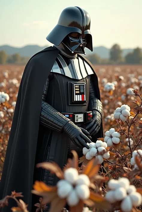 darth vader picking up cotton