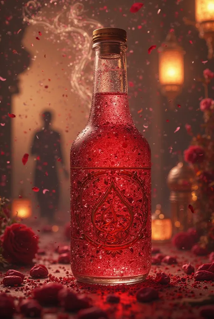 A red drink name (rooh afza) kill Other drinks. And the title is ( It's Ramadan baby )