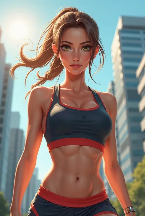 Sporty girl Figure