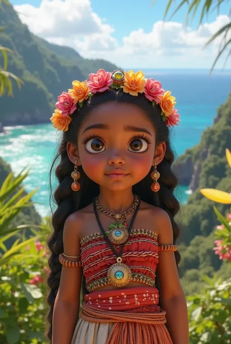 A Peruvian baby Moana