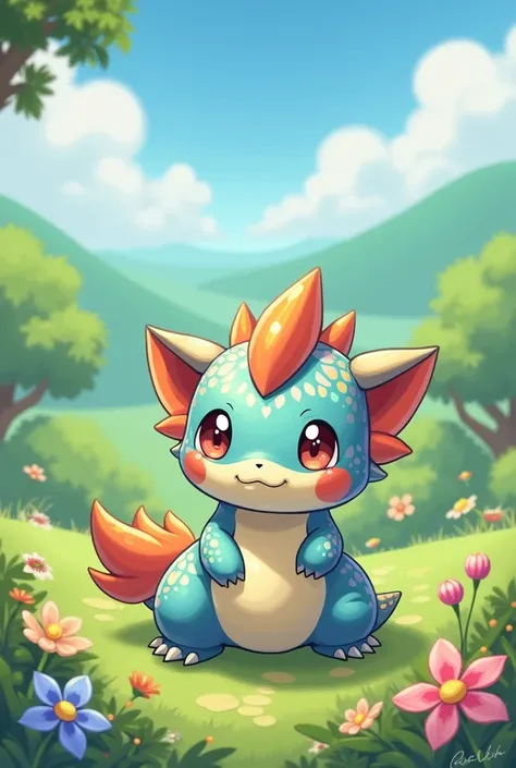 A cute Pokemon dragon