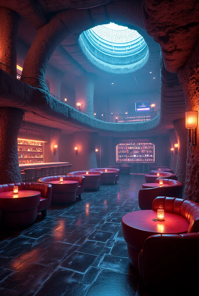 Idea of an underground nightclub 