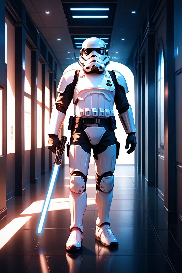 The first Stormtrooper to get his hands on a lightsaber