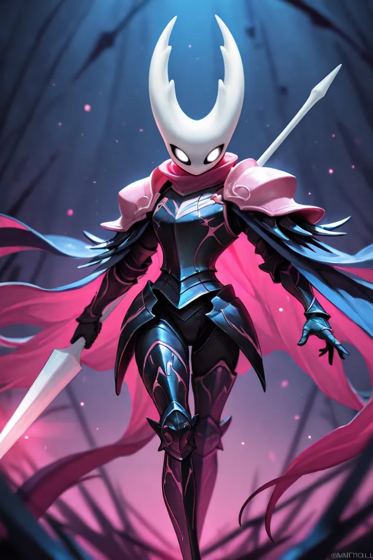 vibrant colors,man, masterpiece, sharp focus, best quality, depth of field,dynamic lighting, detailed armor, glowing eyes,armor,pink armor,black armor,in fantasy, .
knight (hollow Knight), knight (hollow Knight) using armor.