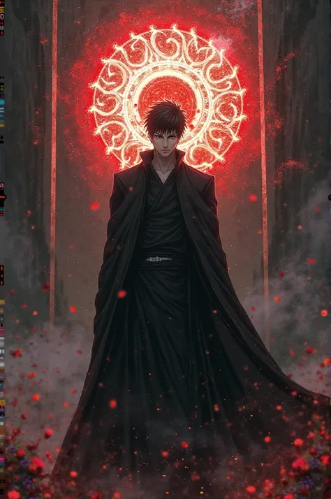 Sosuke aizen with sharingan 