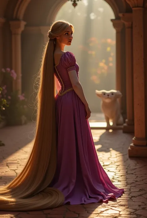 Princess Rapunzel slanted getting fucked in the ass towards the camera 