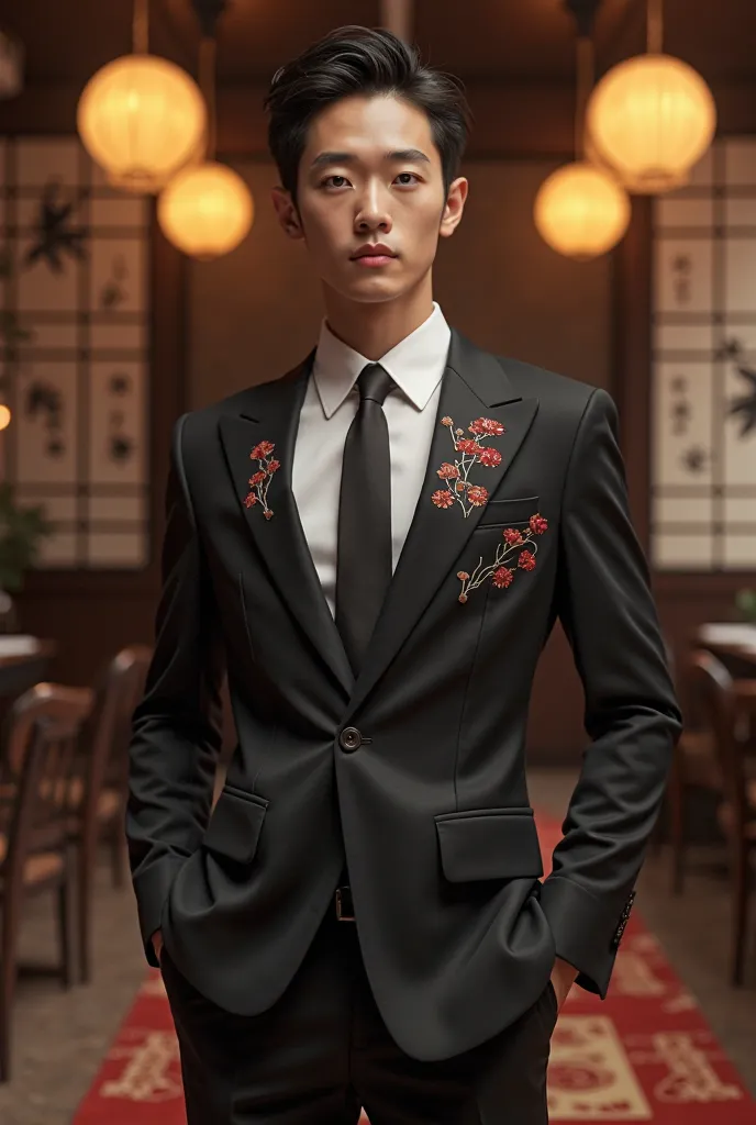 Japanese style suit for prom  