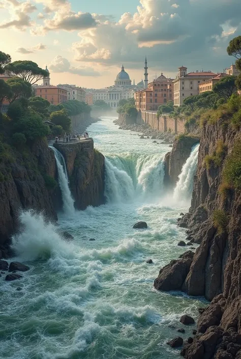 AVULSION waters tear off a piece of land in Rome