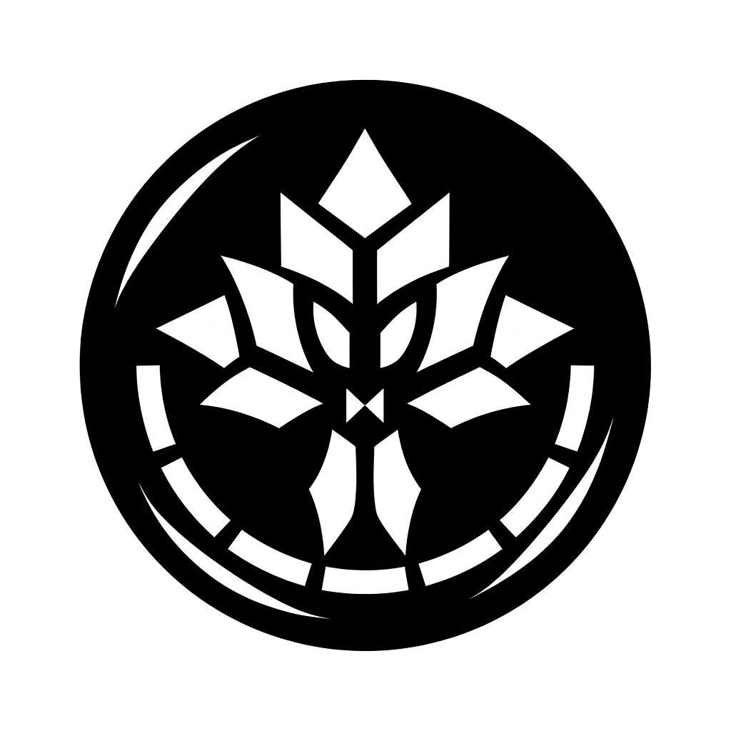 masterpiece, sharp, minimalistic, "mirrored faction sigil sci-fi mega-corporation symbol" cyberpunk organization symbol, minimalistic, perfect design, futuristic, minimalist, vector art, black and white, sharp, vector art, iconic, icon art, game icon art, ...