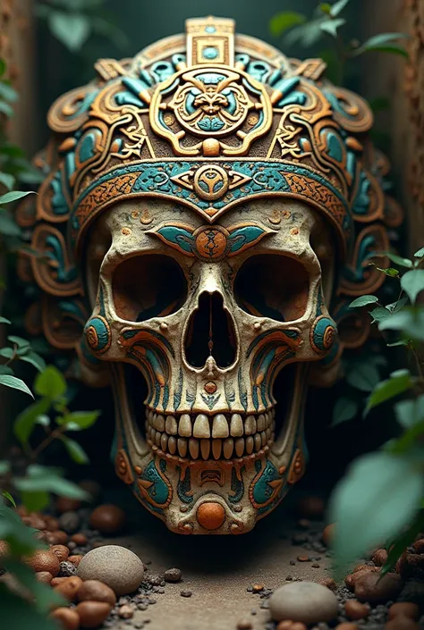 Aztec Skull 