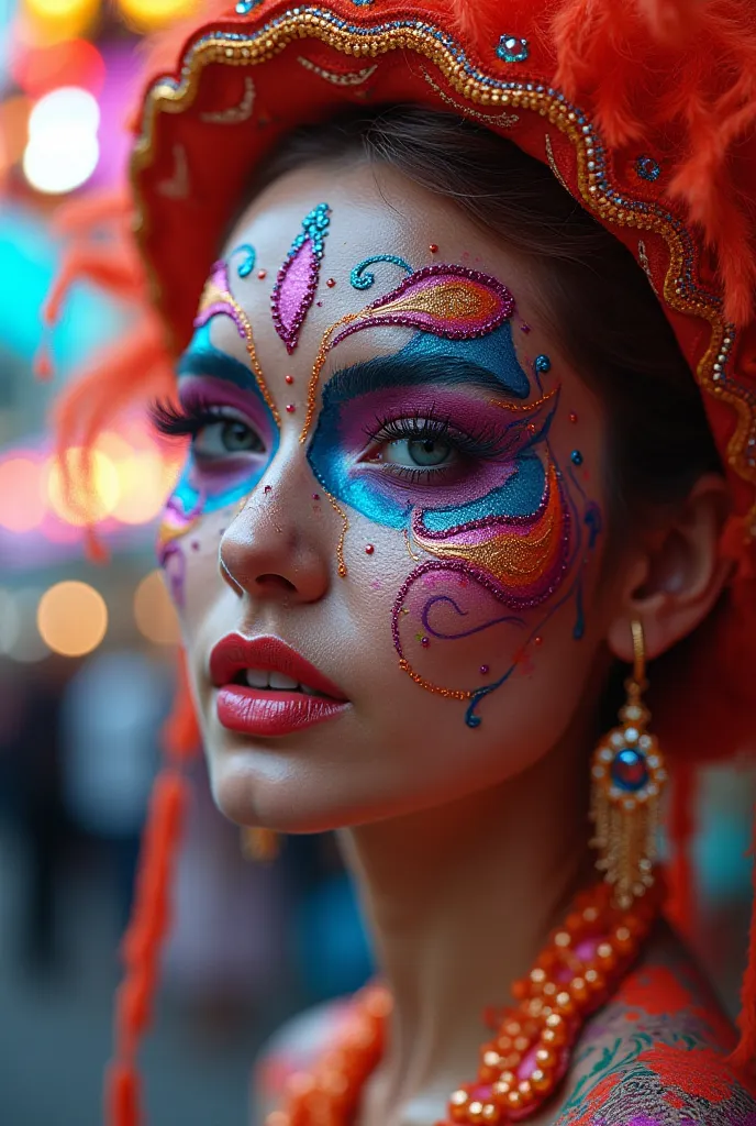 Carnival makeup 