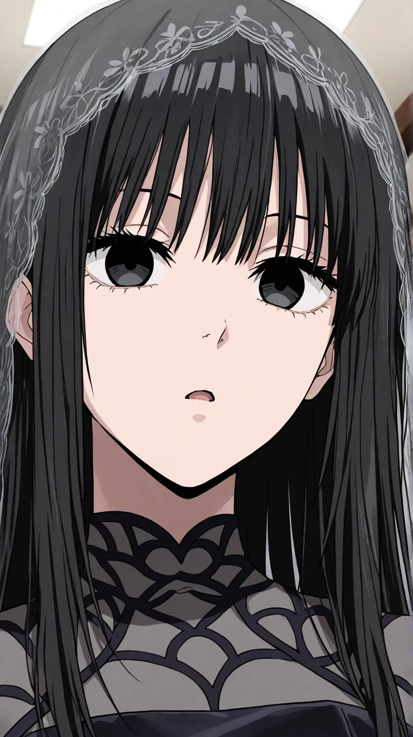 osaragi, sakamoto days
High quality ,  best quality , masterpiece,  High Resolution , detailed face( LoRA: osaragi),anatomically correct, detailed hair Style( LoRA: osaragi),anime Coloring
solo, 1 girl
black hair, long hair, black eyes,
veil, black dress, ...