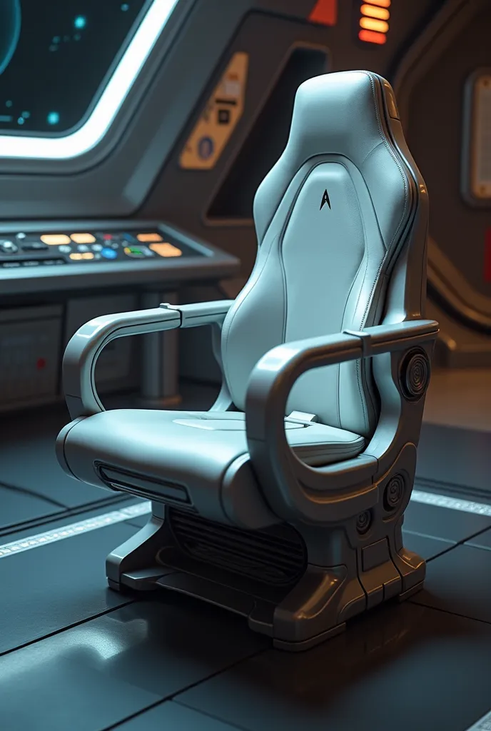 Federation starship crew chair, stylized 