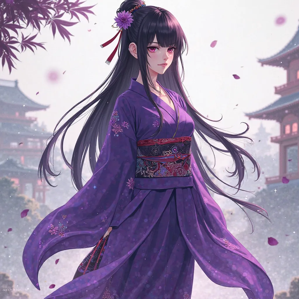 
Purple Shinobu Full Body Reem Character Kimono