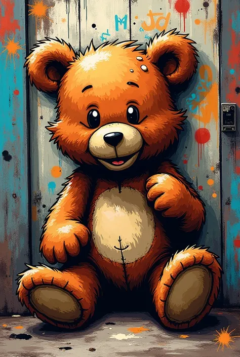 TEDDY écriture graffiti 