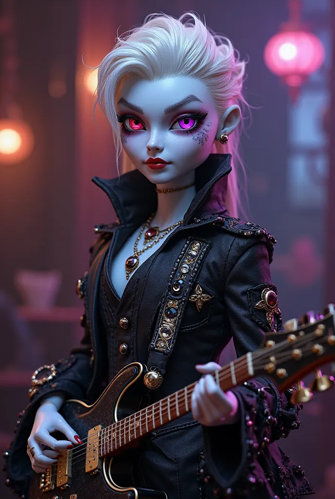 Make me the image of the Monster High operetta male version