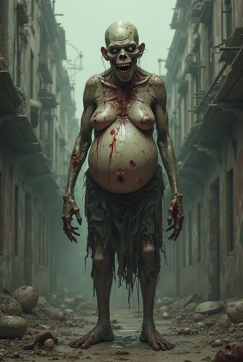 Zombie with big boobs 