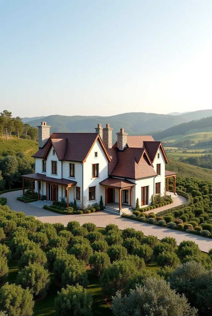 Country houses inspired by the Ica estates, close to vineyards 