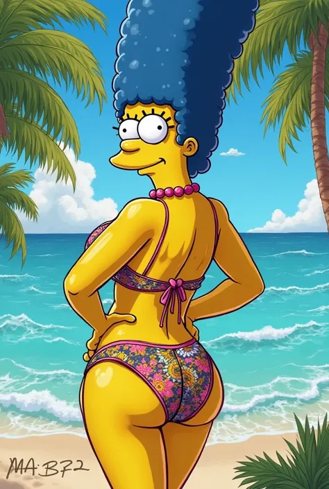 I want Marge Simpson's buttock in a bikini 