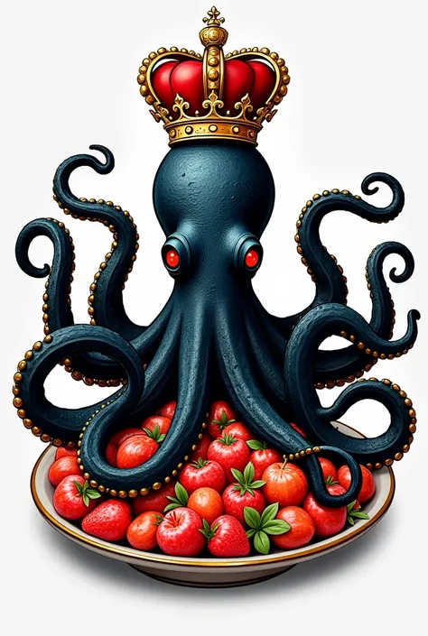 I want to design a logo but give me a luxurious and historic logo. There is nothing like you. Give me a great logo for my project. I don't know maybe a logo with a big octopus and an octopus salad in front of it. I don't know or there is a big crown on my ...