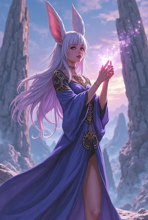 Viera female mage anime