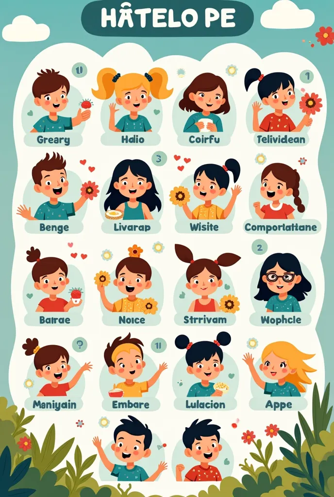 Be a teacher and create a guide for working with students where in the center you say " healthy lifestyle habits" and outside there are coloring images of healthy and unhealthy habits . The guide is in Spanish and for preschool ren 


