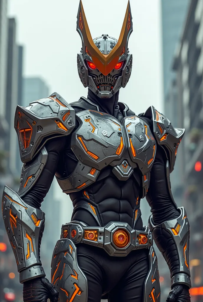 A kamen rider with shield theme using kamen rider ryuki's riders base