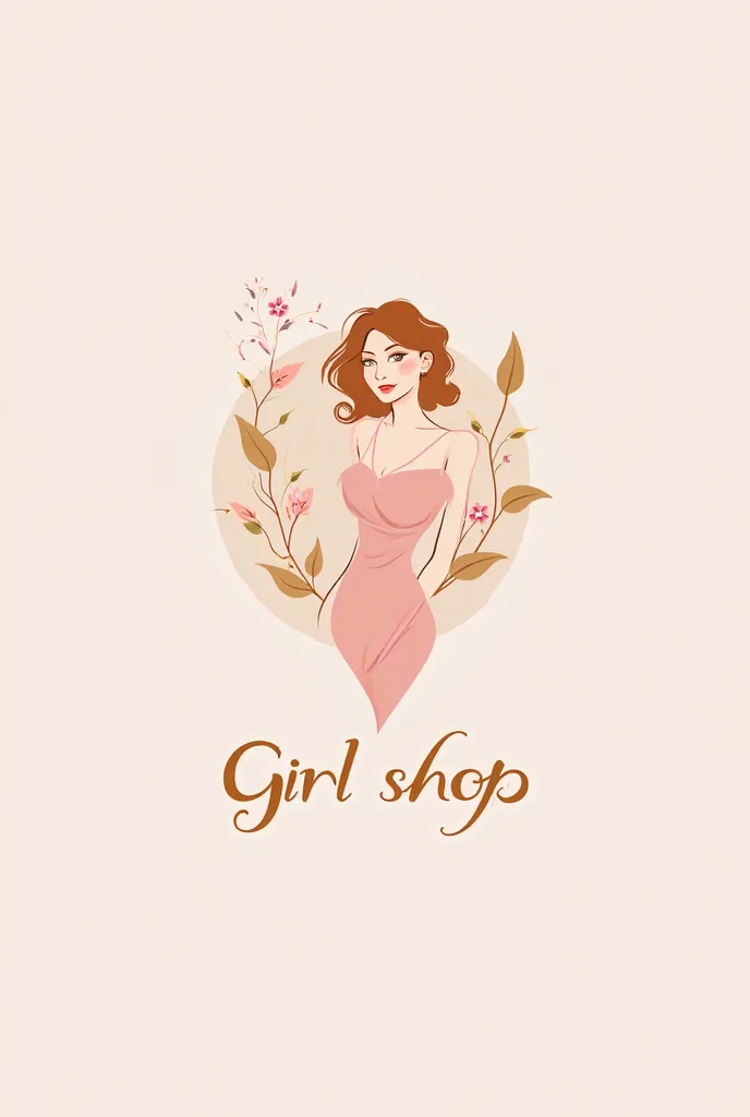 Logo for the store is called Girl Shop, Feminine style. 