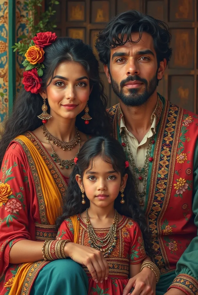 A family of Azerbaijani blacks