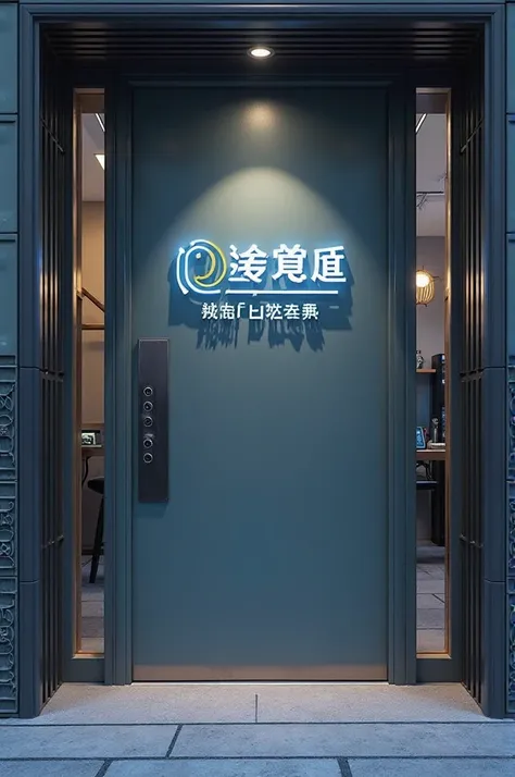 A high-end network technology door photo，reality，Real shot，The name is Fanchen Zhiyun Network Technology Co., Ltd.，