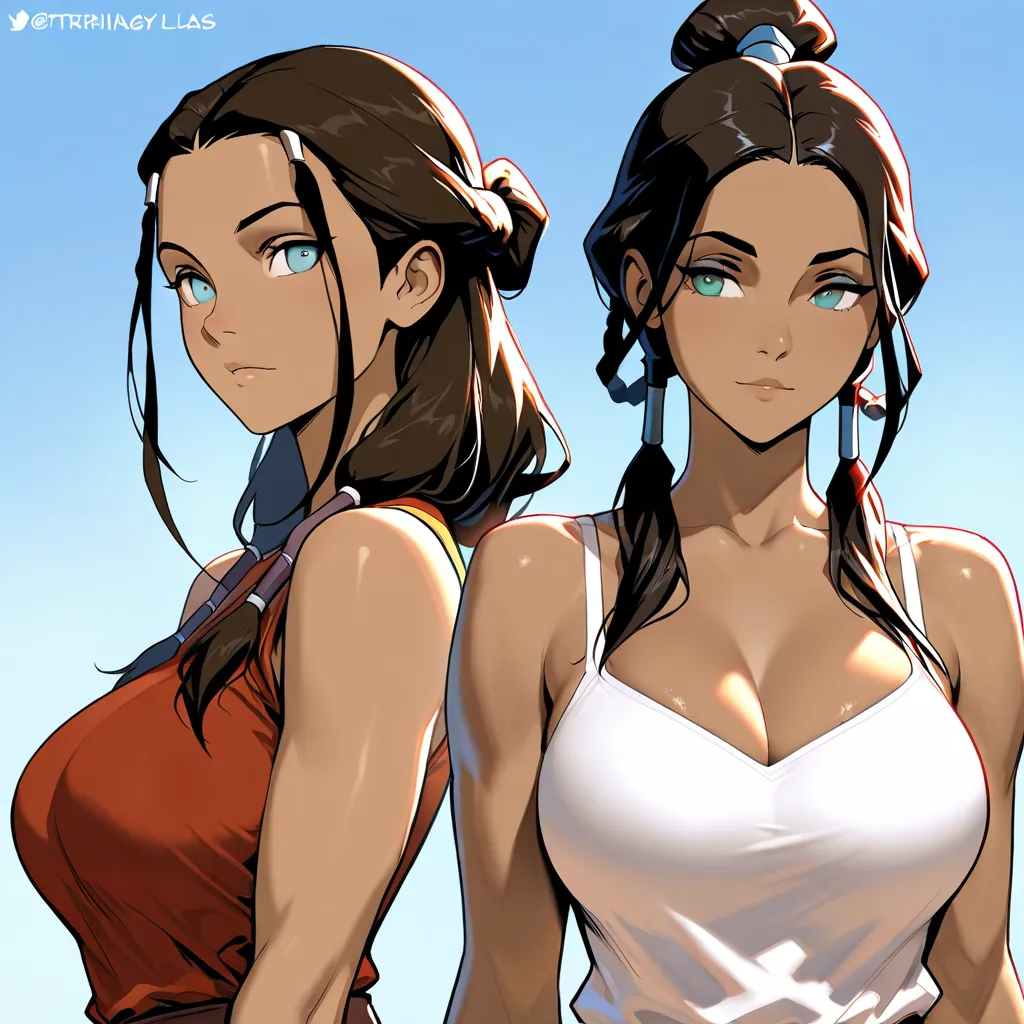 Stunningly attractive woman, Katara, Avatar: The Last Airbender, High Resolution, Masterpiece, glistening, impeccable physical shape, casual clothing, different hairstyles, different clothing, different clothing styles, different clothing, Solo, 1girl, 