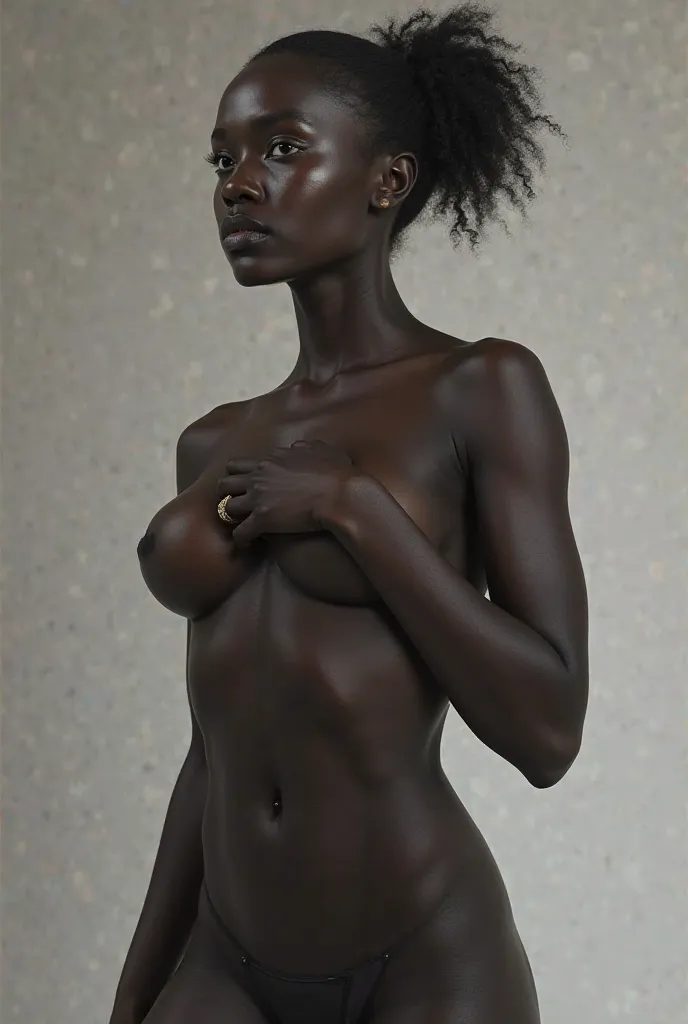 black naked woman