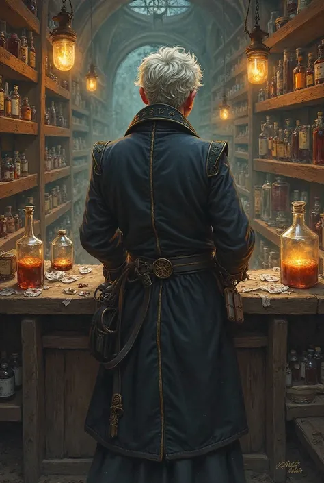 The Apothecary, plying their trade both in the open and in secret. From the small corner stall of an apprentice, to the massive luxury stores of the Rank 7's, to the hidden Poison master in the darkest corner of the Ghost Market, whatever substance you see...