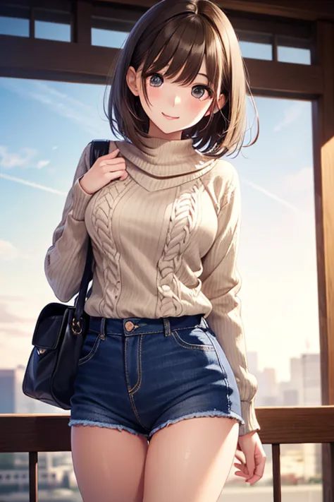 Anegasaki Nene, shiny brown short hair, beautiful brown eyes, smiling face, sparkling pupils, (fine grain), highly detailed eyes, highly detailed face, highly detailed eyes,, (masterpiece:1.2, best quality), ((only1 girl)), cowboy shot,cowboy shot,, 


、Fi...