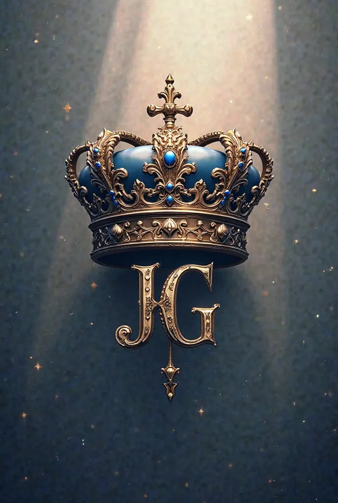 Logo with Reyna's crown and initials "JG"