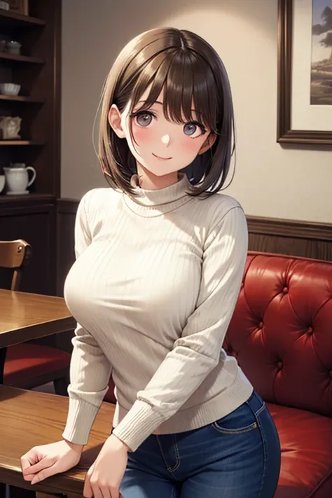 anegasaki nene, shiny brown short hair, beautiful brown eyes, smiling face, sparkling pupils, (fine grain), highly detailed eyes, highly detailed face, highly detailed eyes,, (masterpiece:1.2, best quality), ((only1 girl)), cowboy shot,cowboy shot,, 


1 g...