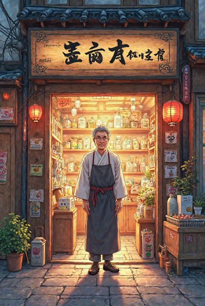  An image of an anime man and an inscription "KoKite Shop"  in English  