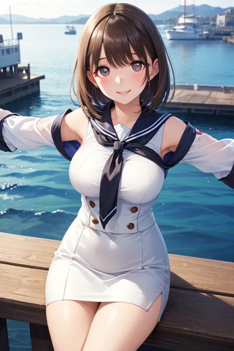 anegasaki nene, shiny brown short hair, beautiful brown eyes, smiling face, sparkling pupils, (fine grain), highly detailed eyes, highly detailed face, highly detailed eyes,, (masterpiece:1.2, best quality), ((only1 girl)), cowboy shot,cowboy shot,, 


pin...