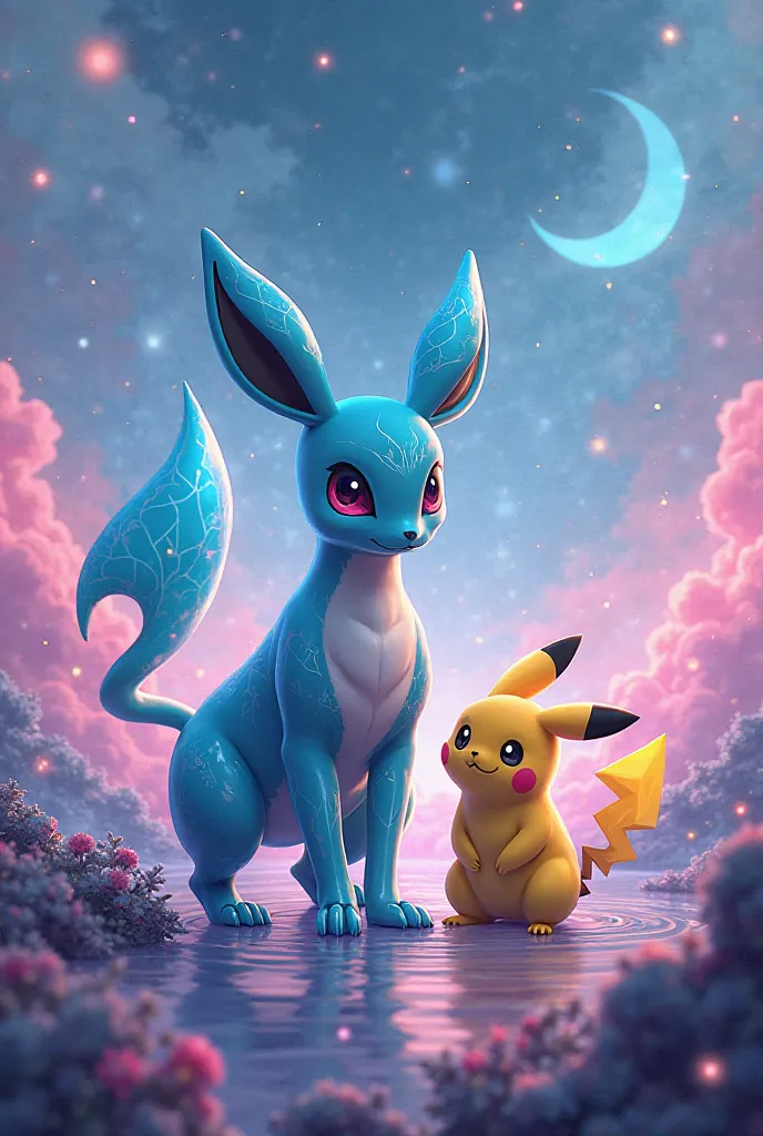 Vaporeon and pikachus 