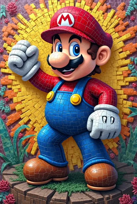 2D Mario　mosaic