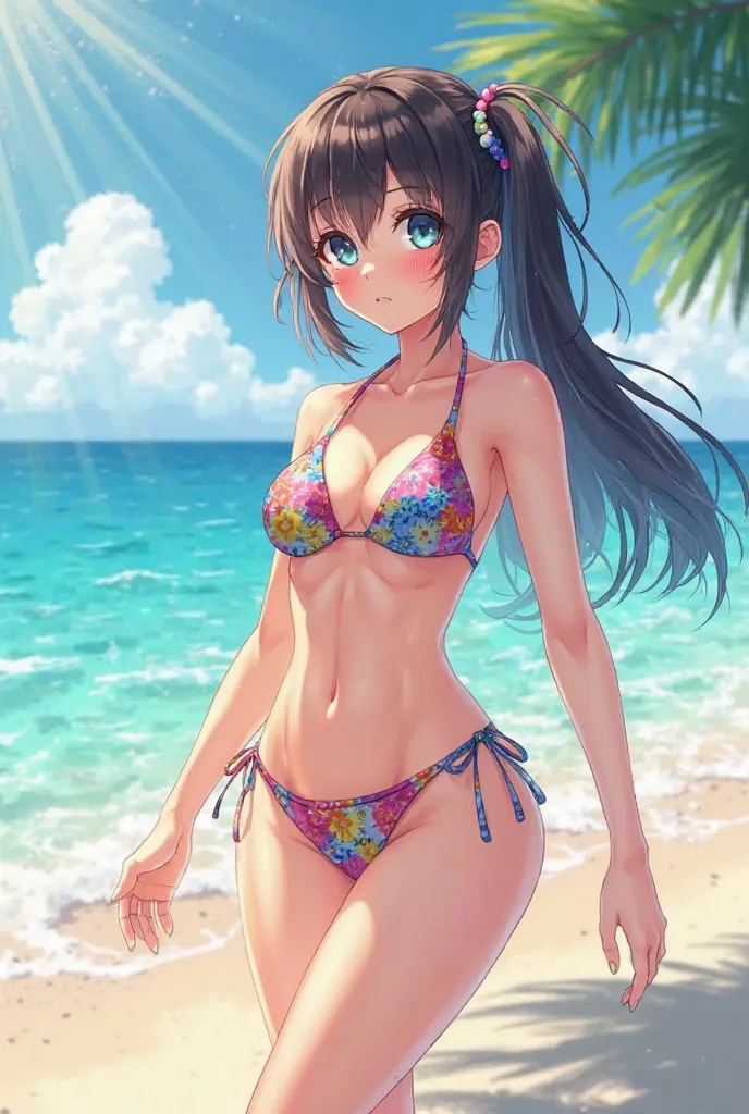 Anime girl but bikini 