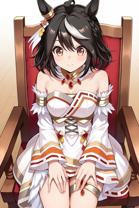 (masterpiece, ultra high definition, 16k, RAW photo, intricate), (sharp focus, crisp details), (rich colors, vibrant details), noise reduction, 1girl , ((Kitasan Black \( Uma Musume\)), (One Pendulum , Swinging pendulum, Pendulum before her eyes:1.5), si...