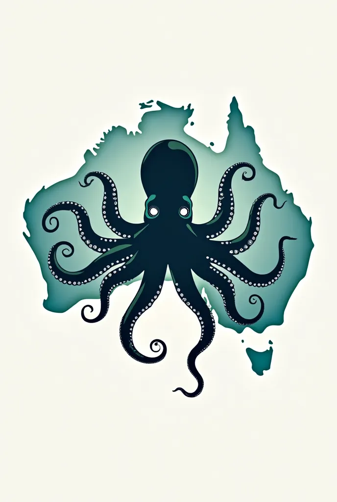 In the Australia map there's a eight leg octopus.  For a company logo